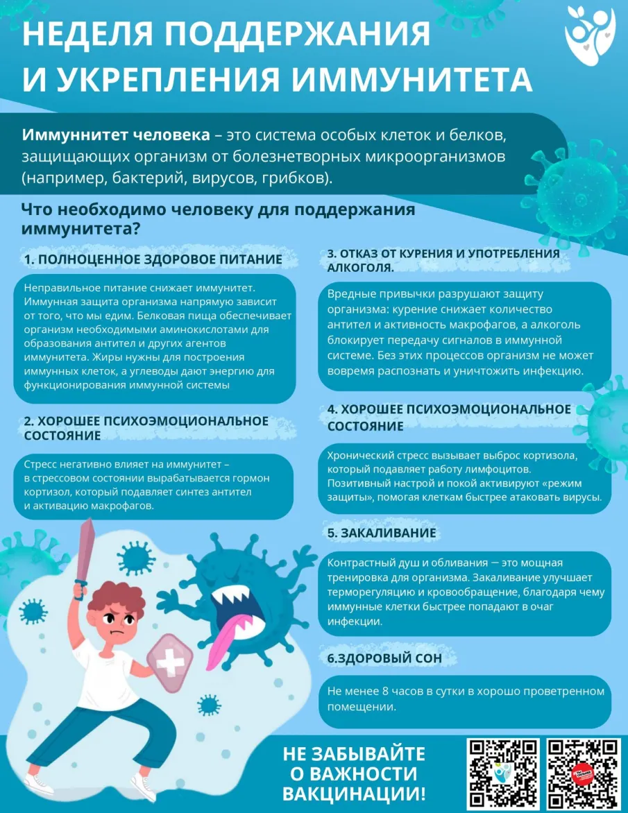 Береги иммунитет с молода!